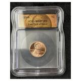 2025-P ICG - MS67 RD Last Year of Issue Penny Coin