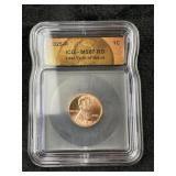 2025-P ICG - MS67 RD Last Year of Issue Penny Coin