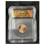 2025-P ICG - MS67 RD Last Year of Issue Penny Coin