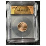 2025-P ICG - MS67 RD Last Year of Issue Penny Coin