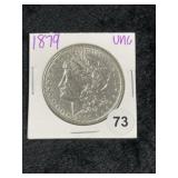 1879 UNC Morgan Silver Dollar Coin