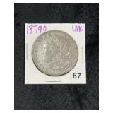 1879 O UNC Morgan Silver Dollar Coin
