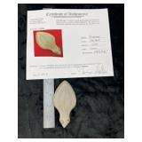 Birdstone with Thomas Mathews COA from New York In