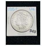 1885 O UNC Morgan Silver Dollar Coin