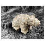 Bear Effigy Stone Pipe Indian Artifact Arrowhead