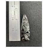 Obsidian Point Indian Artifact Arrowhead