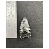 Obsidian Point Indian Artifact Arrowhead