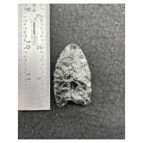 Obsidian Point Indian Artifact Arrowhead
