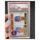 1968 Topps Nolan Ryan & Jerry Koosman Baseball Car