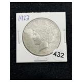 1923 Peace Silver Dollar Coin