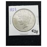 1923 Peace Silver Dollar Coin