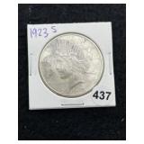 1923 S Peace Silver Dollar Coin