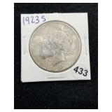 1923 S Peace Silver Dollar Coin