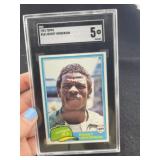 1981 Topps Rickey Henderson Baseball Card