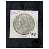 1882 S UNC Morgan Silver Dollar Coin