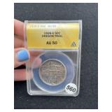 1926 S Oregon Trail Half Dollar AU50