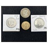 Group of Kennedy Half Dollar Silver Coin etc