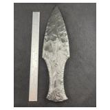 Large Obsidian Dagger Indian Artifact Arrowhead