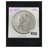 1879 O UNC Morgan Silver Dollar Coin