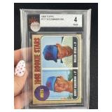 1968 Topps Nolan Ryan & Jerry Koosman Baseball Car