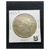 1923 S Peace Silver Dollar Coin