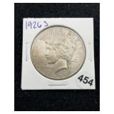 1926 S Peace Silver Dollar Coin