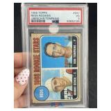 1968 Topps Johnny Bench & Ron Tompkins Baseball Ca