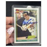Ozzie Canseco Hand Signed Authentic Autograph