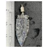 Side Notch Indian Artifact Arrowhead