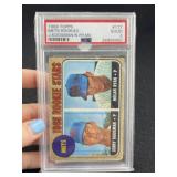 1968 Topps Nolan Ryan & Jerry Koosman Baseball Car