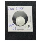 1/10th Fine Silver Coin