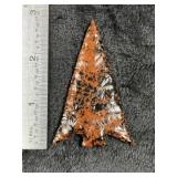 Obsidian Point Indian Artifact Arrowhead