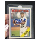 Ron Gant Hand Signed Authentic Autograph