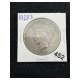 1923 S Peace Silver Dollar Coin