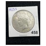 1923 S Peace Silver Dollar Coin