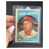 1959 Topps Richie Ashburn Baseball Card