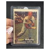 1957 Topps Robin Roberts Baseball Card