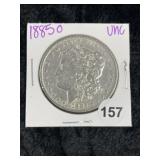 1885 O UNC Morgan Silver Dollar Coin