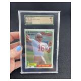 1981 Topps Joe Montana Football Card