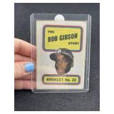 Bob Gibson Story Booklet Card