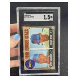 1968 Topps Nolan Ryan & Jerry Koosman Baseball Car