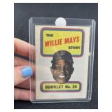 Willie Mays Story Booklet Card