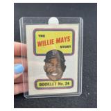 Willie Mays Story Booklet Card