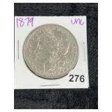 1879 UNC Morgan Silver Dollar Coin