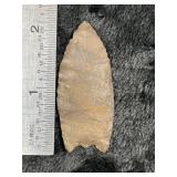 Folsom Indian Artifact Arrowhead