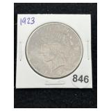 1923 Peace Silver Dollar Coin