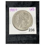 1901 O UNC Morgan Silver Dollar Coin