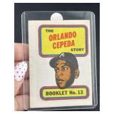 Orlando Cepeda Story Booklet Card