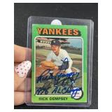 Rick Dempsey Hand Signed Authentic Autograph
