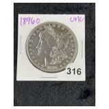 1896 O UNC Morgan Silver Dollar Coin